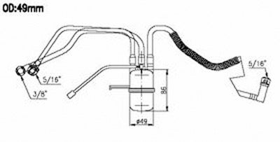 JS,, Petrol Filter (INJECTOR & CARBURETOR), 04809 118AC, FS116J, CHRYSLER