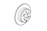 จานโรเตอร์, HONDA, 42510TZ5A00, 42510TZ5H00, ACURA (063122)