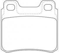 NIBK, Brake Pad, DB1229, PN0032, BENDIX