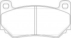 NIBK, Brake Pad, DB1934, PN0360, BENDIX