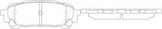 ဘရိတ်ပတ်၊ NIBK၊ DB1672၊ PN7801၊ BENDIX AUS (018738)