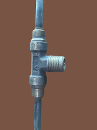 BPB Adapter, Pneumatic Fitting Copper Push In Fitting, Male Tee, BPB - 6 -02, CPB - 6 -02 (6 - 2E - R), 12 mmx6 mm