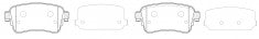 NIBK, Brake Pad, 16 179 368 80, PN0793, CITROEN