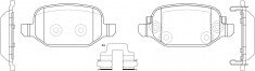 NIBK, Brake Pad, 7 736 6456, PN41002, FIAT