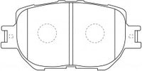 NIBK, Brake Pad, AN-636K, PN1550, AKEBONO