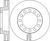 จานโรเตอร์, NIBK, 8-97015-887-0, RN2049V, ISUZU (017615)