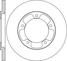 Rotor Disc, NIBK, 1 815 599, RN1842, FORD (017364)
