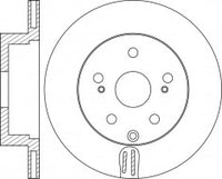Rotor Disc, NIBK, 26700-AJ010, RN1660V, SUBARU (018726)