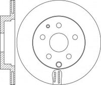 Rotor Disc, NIBK, L232-26-251, RN1650V, MAZDA (018024)