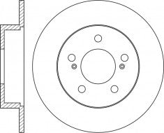 Rotor Disc, NIBK, 43206-74F00, RN2137, NISSAN (018328)