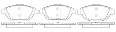 NIBK, Brake Pad, 4254.31, PN0706, CITROEN