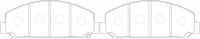 NIBK, Brake Pad, AN-657WK, PN4803, AKEBONO