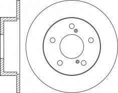 Rotor Disc, NIBK, 561333B, RN1278, BENDIX (017801)