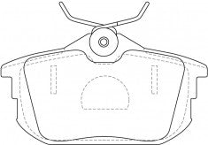 NIBK, Brake Pad, DB1382, PN3593, BENDIX AUS