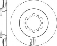 Rotor Disc, NIBK, 40206-21T00, RN1893V, NISSAN (018354)