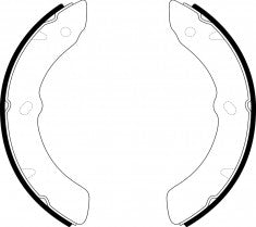 NIBK, Brake Shoes, 5-47110-037-0, FN4418, ISUZU