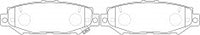 NIBK, Brake Pad, A-398WK, PN1363, AKEBONO