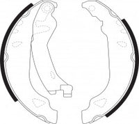 NIBK, Brake Shoes, 343743B, FN0517, BENDIX EUR