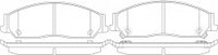 NIBK, Brake Pad, DB1474, PN0828, BENDIX AUS