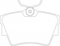 ผ้าเบรค NIBK DB1389 PN0147 BENDIX AUS (018503)