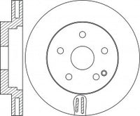 Rotor Disc, NIBK, A 204 421 29 12, RN1701V, MERCEDES-BENZ (017917)