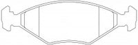 NIBK, Brake Pad, AN-4022WK, PN0268, AKEBONO