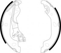 NIBK, Brake Shoes, 77362296, FN0562, FIAT