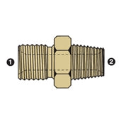 8007-08-08 | BSPP เกลียวนอก 1/2" x 1/2" NPT เกลียวนอก | ทองเหลือง (092094)