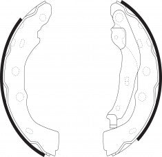 NIBK, Brake Shoes, 5320080EC0, FN0632, SUZUKI