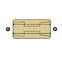 8044-08-04 | 1/2" Female BSP Solid x 1/4" Female NPT Solid | Brass (092187)