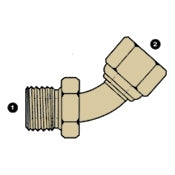 8047-02-02 | 1/8" Male BSPT x 1/8" Female BSPT 45Â° Elbow | Brass (092194)