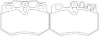 ผ้าเบรค NIBK DB1162 PN0248 BENDIX AUS (016924)