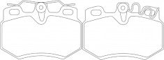 ผ้าเบรค NIBK DB1162 PN0248 BENDIX AUS (016924)