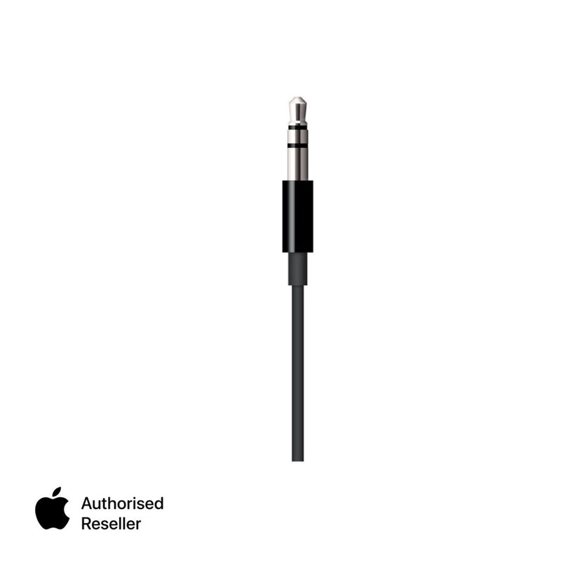สายสัญญาณเสียง Apple Lightning เป็น 3.5 มม. 1.2 ม. - สีดำ พร้อมการเชื่อมต่อแบบสองทิศทาง