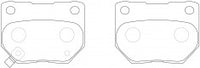 NIBK, Brake Pad, A-302WK, PN7800, AKEBONO