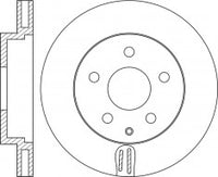 Rotor Disc, NIBK, B45A33251A, RN1564V, MAZDA (017984)