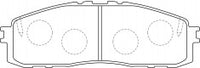NIBK Brake Pad Ceramic, D2042, 04492-14100, for Toyota Yaris