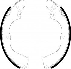 NIBK, Brake Shoes, NN-3062, FN6723, AKEBONO