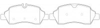ဘရိတ် Pad၊ NIBK၊ D1775-9005၊ PN0707၊ FMSI (017367)