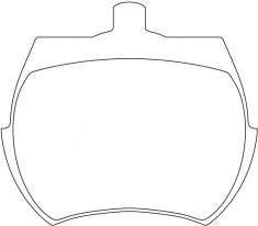 NIBK, Brake Pad, GBP177, PN0101, AUSTIN ROVER