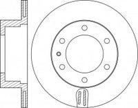 Rotor Disc, NIBK, 562223B, RN1240V, BENDIX (018489)