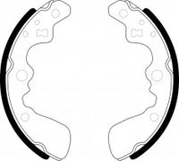 NIBK, Brake Shoes, NN-5520, FN9933, AKEBONO