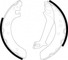 ဘရိတ်ဖိနပ်, NIBK, 1 060 102, FN0553, FORD (017233)