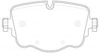 NIBK, Brake Pad, 4M0698451C, PN0896, BENTLEY
