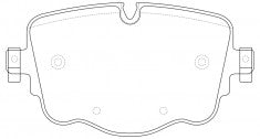 NIBK, Brake Pad, 4M0698451C, PN0896, BENTLEY