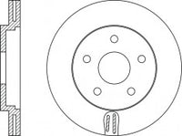 จานโรเตอร์, NIBK, 562147B, RN1147V, BENDIX (017658)
