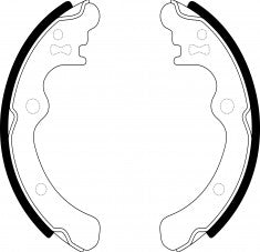 NIBK, Brake Shoes, NN-6011, FN7730, AKEBONO
