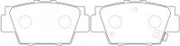 NIBK, Brake Pad, 43022SPRE01, PN8307, ACURA