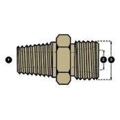 8607-08-16 | NPT ตัวผู้ 1/2" x เมตริกตัวผู้ 16 มม. | ทองเหลือง (092241)