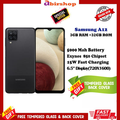 SAMSUNG GALAXY A12 3GB RAM 32GB ROM | Android 11